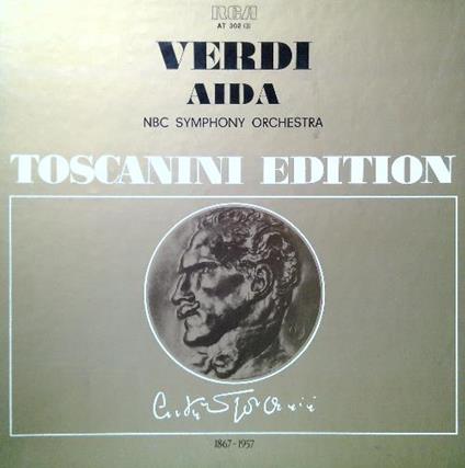 Verdi Aida NBS symphonu Orchestra - Toscanini Edition 18 (Libretto + 3 Vinili) - copertina