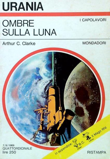 Ombre sulla luna - Arthur C. Clarke - copertina