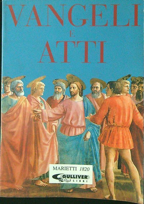 Vangeli e atti - copertina