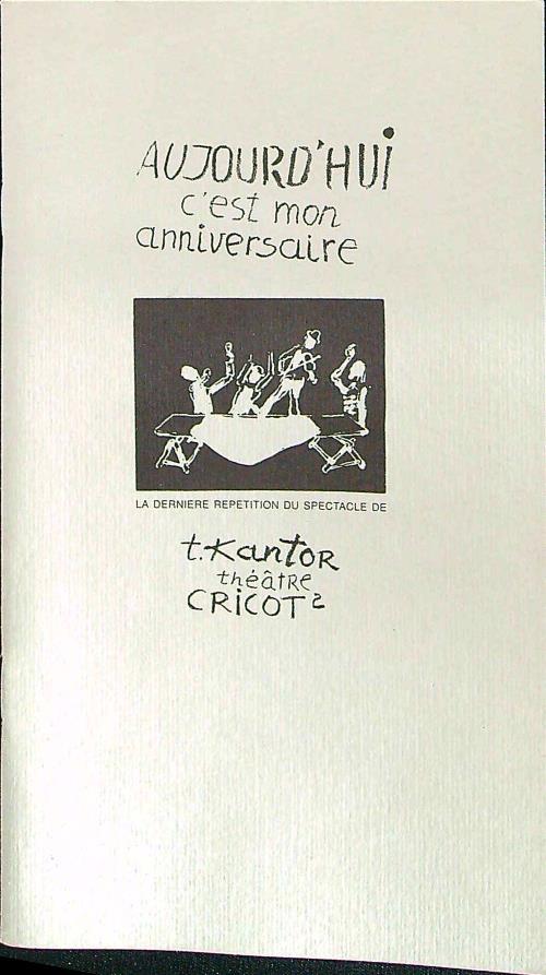 Aujourd'hui c'est mon anniversaire - copertina