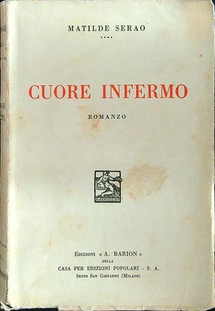 Cuore infermo - Matilde Serao - copertina