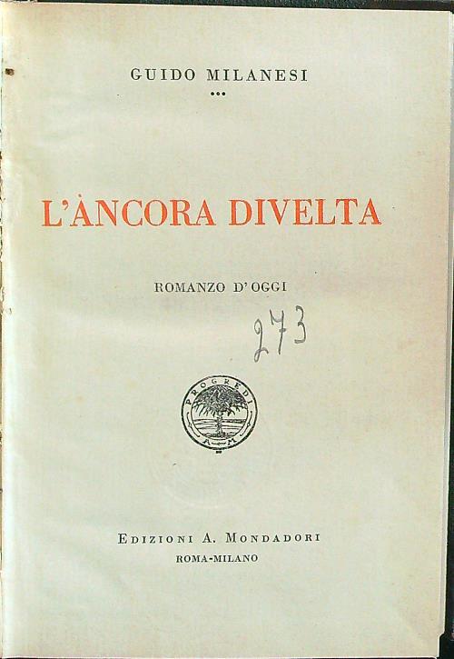 L' ancora divelta