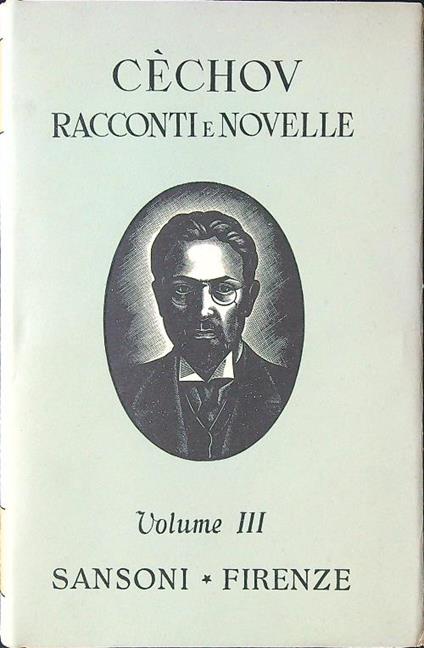 Racconti e novelle vol. III - Anton Cechov - copertina
