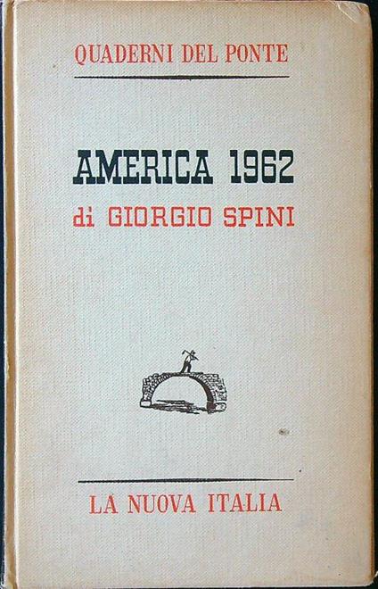 America 1962 - Giorgio Spini - copertina