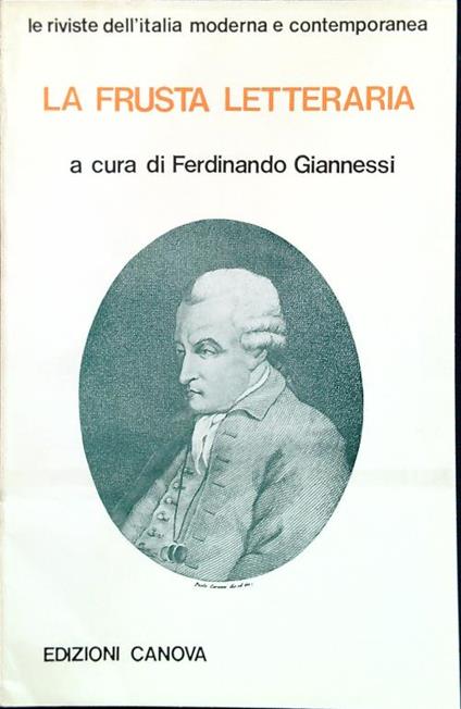 La frusta letteraria - Ferdinando Giannessi - copertina