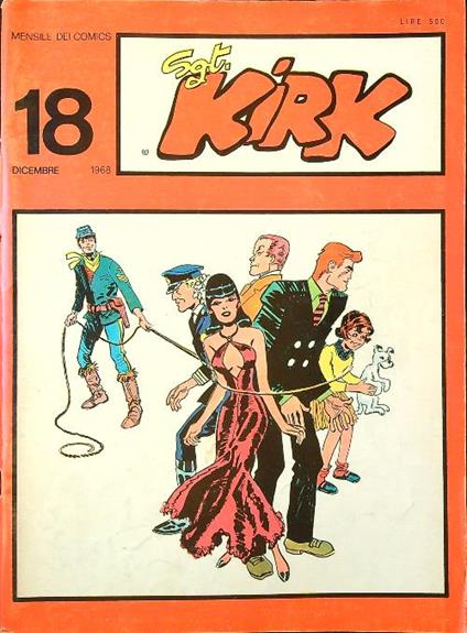 Sgt. Kirk n. 18/dicembre 1968 - copertina
