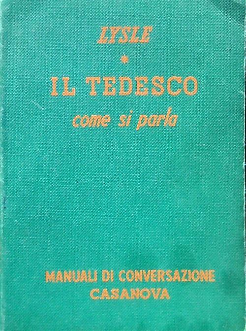 Il tedesco come si parla - copertina