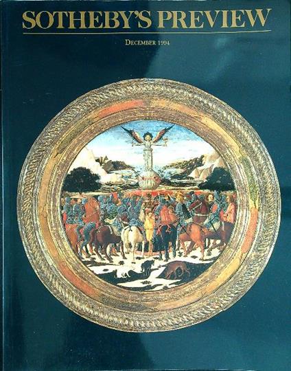 Sotheby's Preview december 1994 - copertina