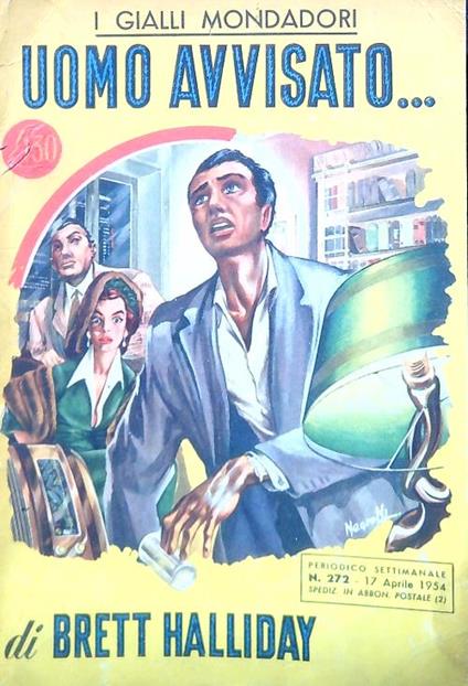 Uomo avvisato... - Brett Halliday - copertina