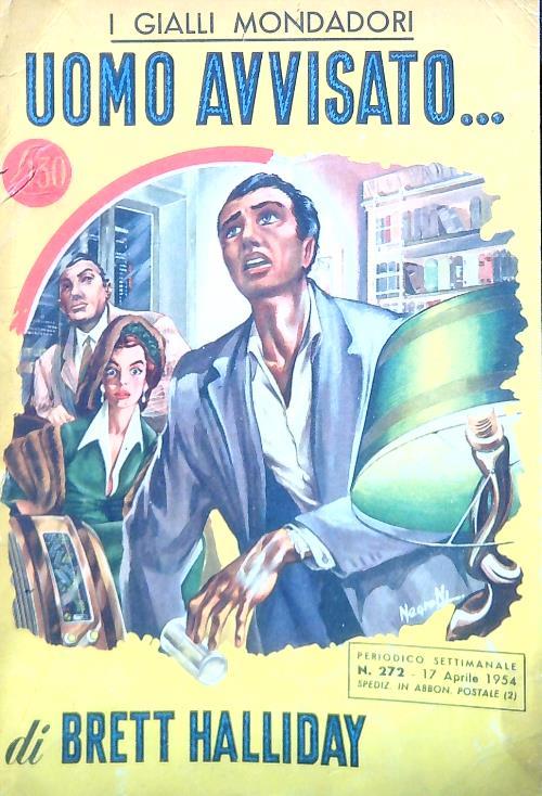 Uomo avvisato... - Brett Halliday - copertina