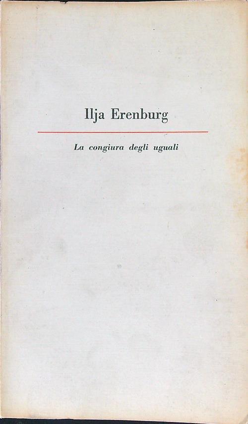 La congiura degli uguali