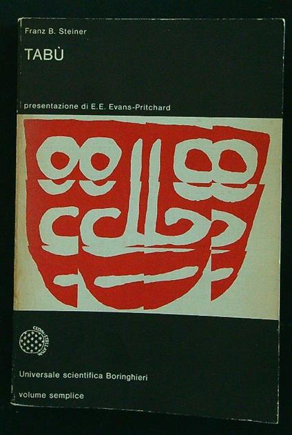 Tabù - Franz B. Steiner - copertina