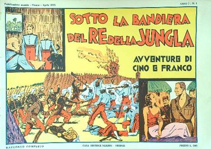 Sotto la bandiera del Re della Jungla. Avventure di Cino e Franco - copertina