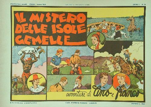 Il mistero delle isole gemelle. Avventure di Cino e Franco - copertina