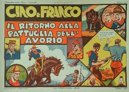 Cino e Franco. Il ritorno alla pattuglia dell'avorio - copertina