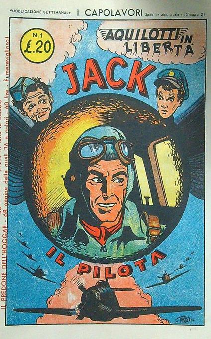 Jack il pilota dal n.1 al n.12 - copertina