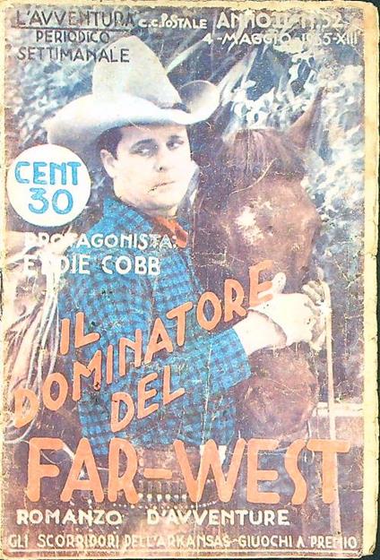 Il dominatore del Far-West - copertina
