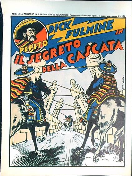 Dick Fulmine - Il segreto della cascata - copertina