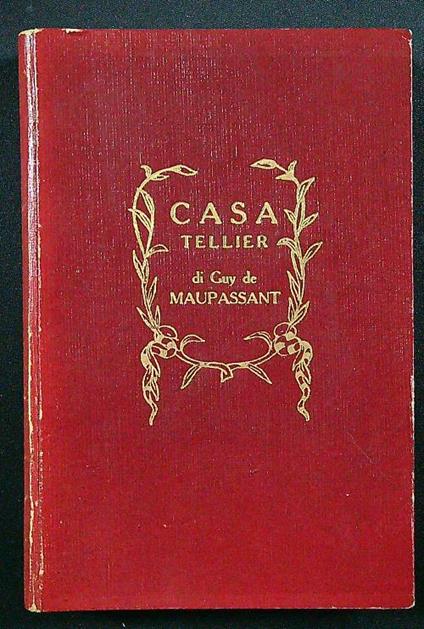 Casa Tellier - Guy de Maupassant - copertina