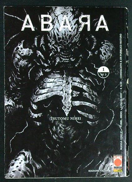 Abara 1 - Tsutomu Nihei - copertina