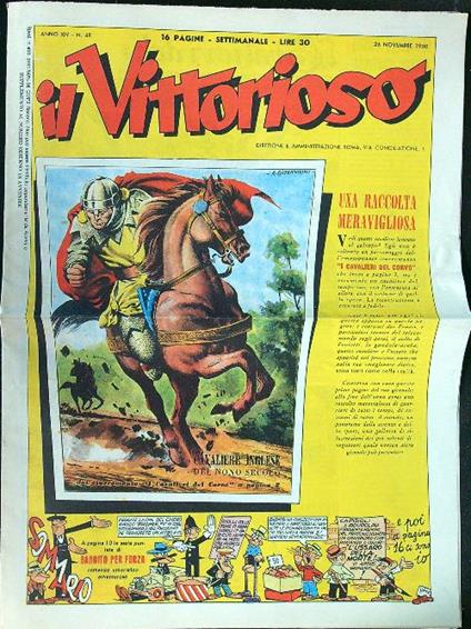 Il Vittorioso n. 48/novembre 1950 - copertina