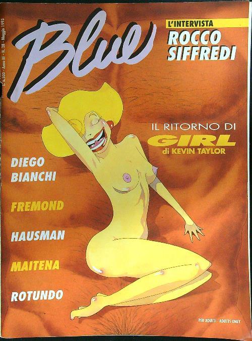 Blue n. 28 maggio 1993 - copertina
