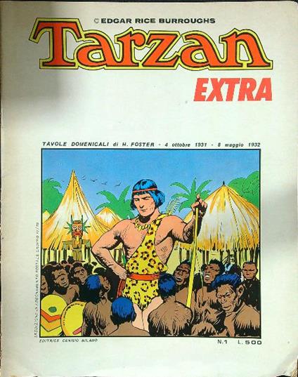 Tarzan extra 04/10/1931 - 8/05/1932 - copertina