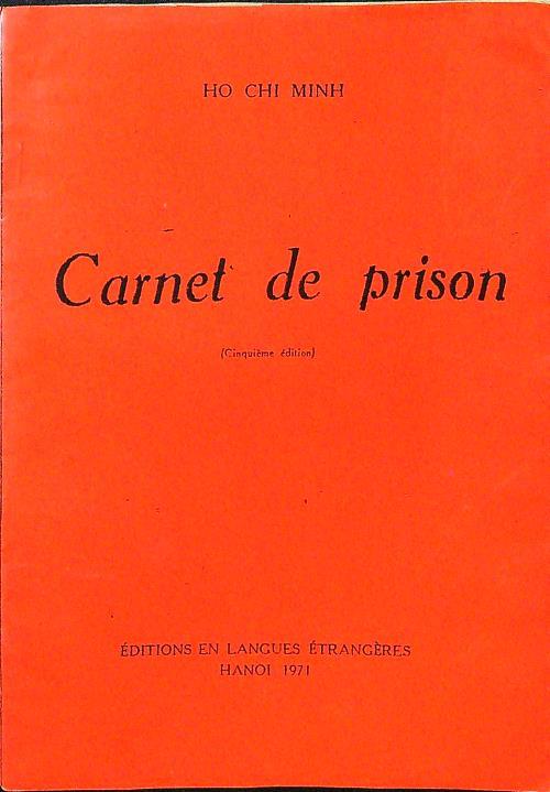 Carnet de prison - Ho Chi Minh - copertina