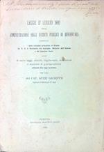 Legge 17 luglio 1890 sulla amministrazione degli Istituti pubblici Beneficienza