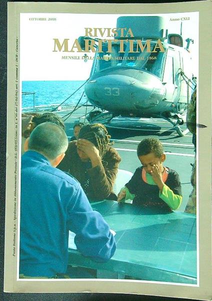Rivista Marittima ottobre 2008 - copertina