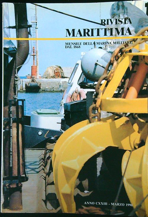 Rivista Marittima Marzo 1990 - copertina