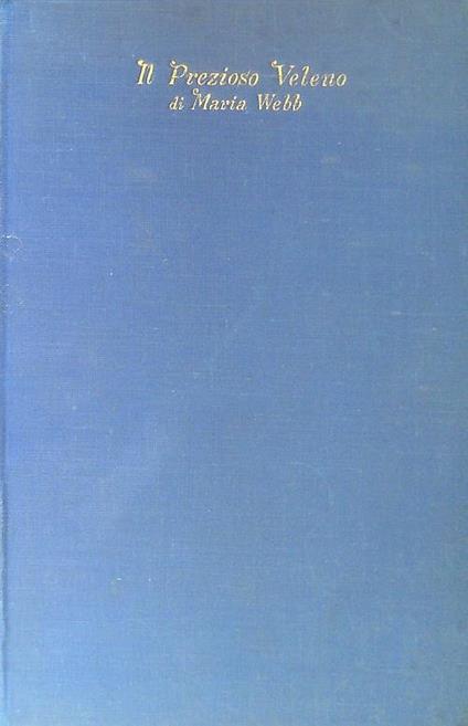 Il Prezioso Veleno - copertina