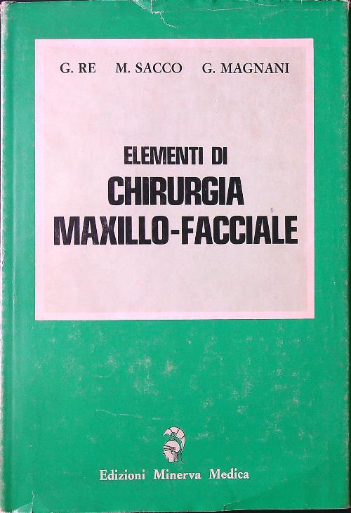 Elementi di chirurgia maxillo-facciale - copertina