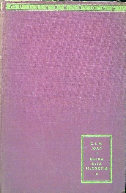 Guida alla filosofia - C.E.M. Joad - copertina