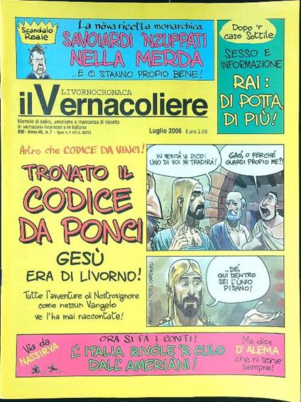 Il Vernacoliere n. 7/luglio 2006 - copertina