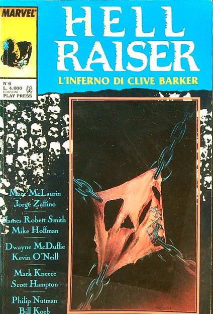 Hell Raiser n. 6/aprile 1991 - copertina