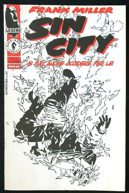 Avventura n. 63/luglio 1994 - Sin City - Frank Miller - copertina