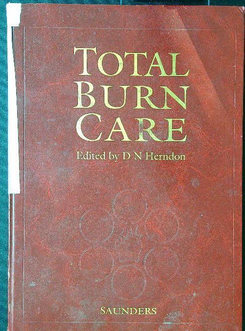 Total Burn Care - D. N. Herndon - copertina