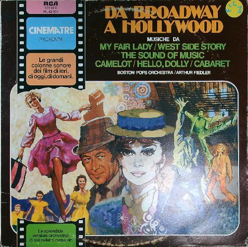 Da Broadway a Hollywood vinile 33 giri - copertina