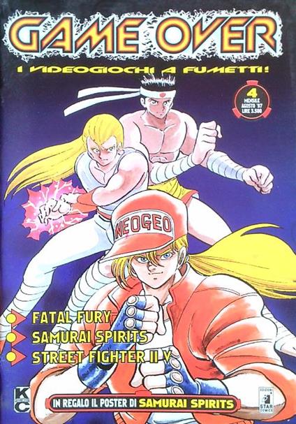 Game Over. I videogiochi a fumetti N. 4/Agosto '97 - copertina
