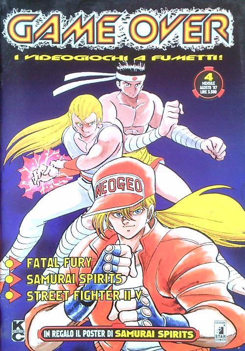 Game Over. I videogiochi a fumetti N. 4/Agosto '97 - copertina