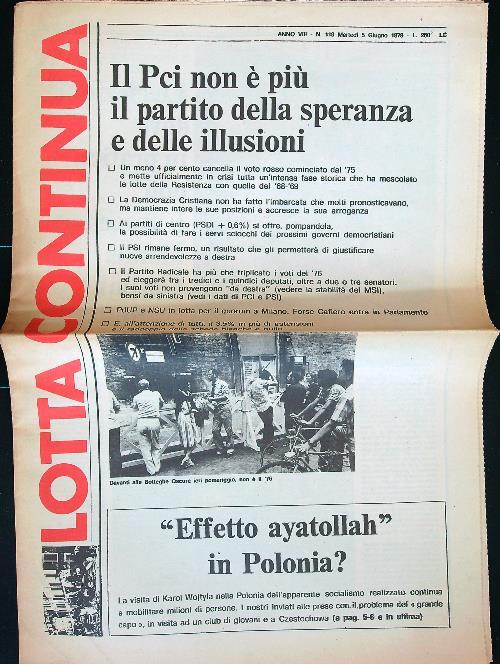 Lotta continua n. 119/5 giugno 1979