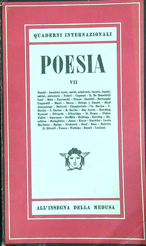 Poesia VII - copertina