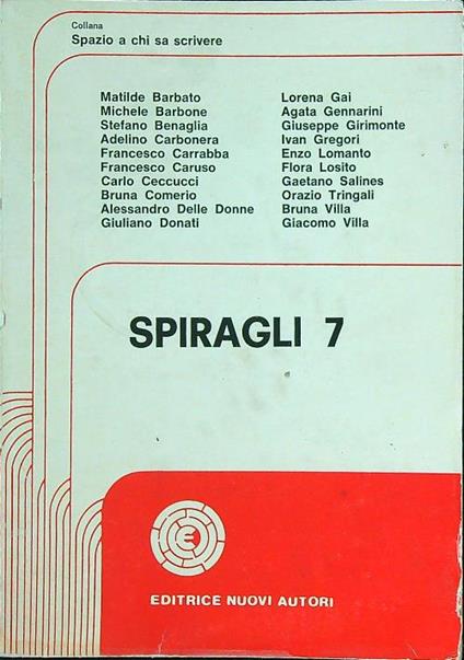 Spiragli 7 - copertina