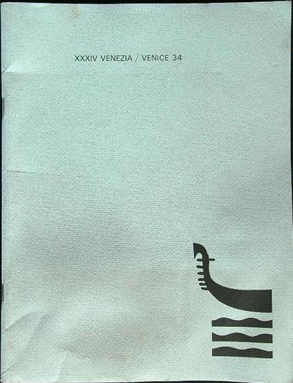 XXXIV Venezia/Venice 34 - copertina