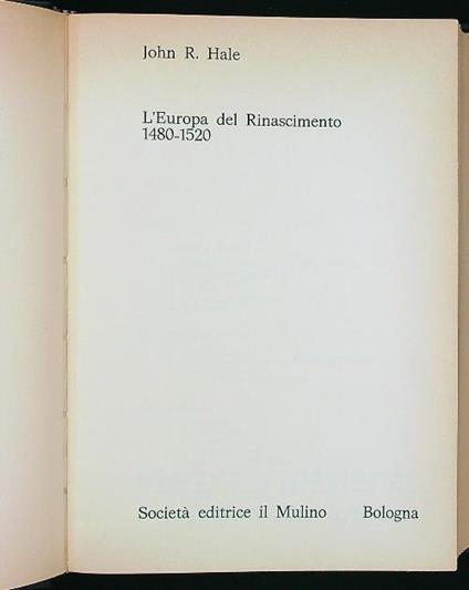 L' Europa del Rinascimento - copertina