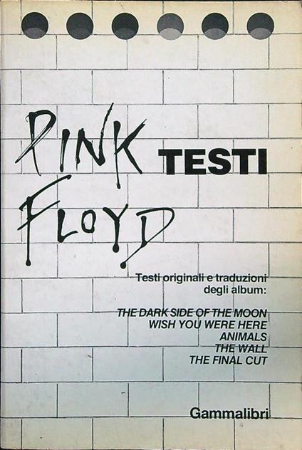 Testi Pink Floyd - copertina