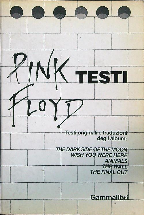 Testi Pink Floyd - copertina
