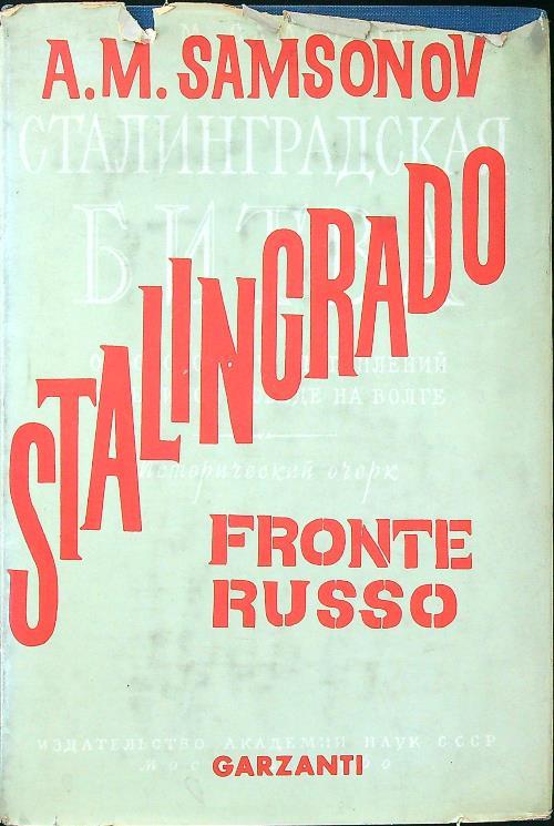 Stalingrado. Fronte russo - copertina