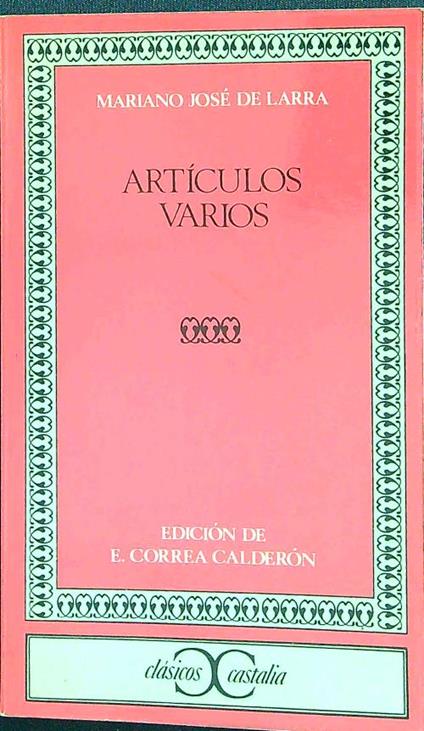 Articulos varios - copertina